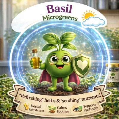 Basil Microgreens: The “Calm & Clear” Powerhouse