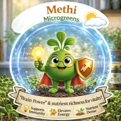 Fenugreek (Methi) Microgreens: The "Tummy Tamer"