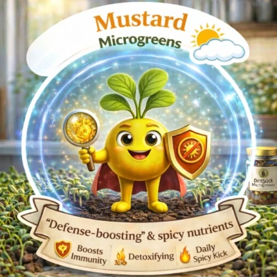 Mustard Microgreens: The "Breathe-Easy" Powerhouse