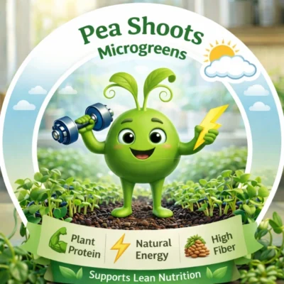 Pea Shoots Microgreens: The "Muscle & Repair" Specialist