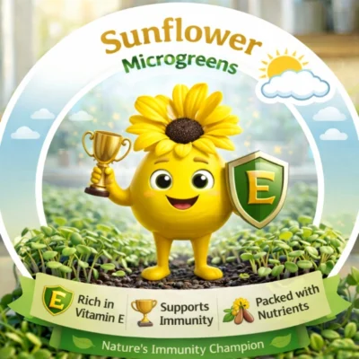 Sunflower Microgreens by Two Little Leaves