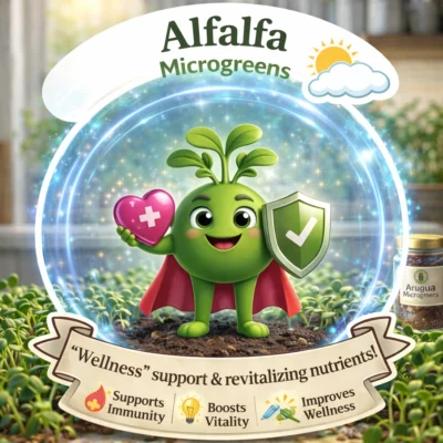 Alfalfa Microgreens by Two Little Leaves