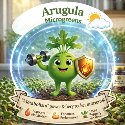Arugula Microgreens by Two Little Leaves