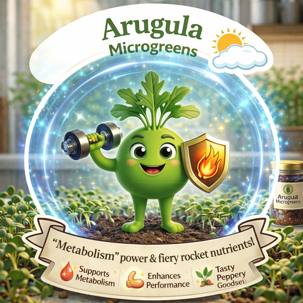 Arugula Microgreens by Two Little Leaves