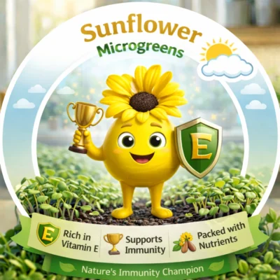 Sunflower Microgreens by Two Little Leaves