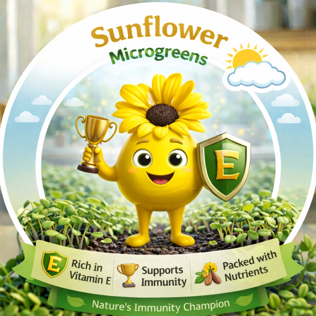 Sunflower Microgreens by Two Little Leaves